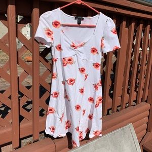 Forever 21 Floral Short Skater Dress